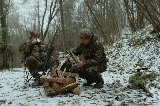 dog on a hunt
