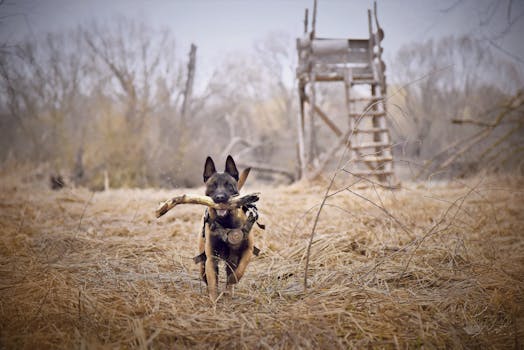 dog training in action